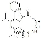 1-(2,4,6-triisopropylbenzenesulfonyl)-5-(pyridin-2-yl)tetrazolide结构式