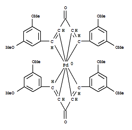 双(3,5,3,5-二甲氧基二亚苄基丙酮)结构式