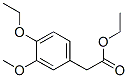 Structure of ethyl 4-ethoxy-3-methoxyphenylacetate