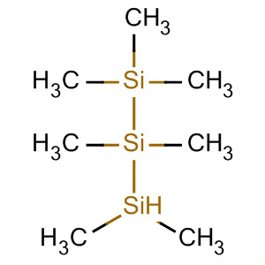 Structure of 1,1,1,2,2,3,3-Heptamethyltrisilane