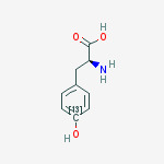 Structure of L-Tyrosine-(phenyl-4-13C)