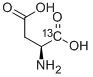 L-ASPARTIC ACID (1-13C)结构式