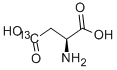 Structure of L-ASPARTIC ACID (4-13C)