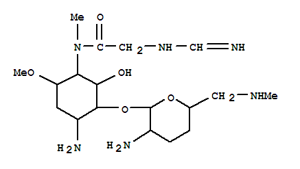 2-formimidoylistamycin A结构式