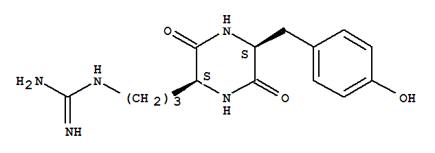 Structure of cyclo(tyrosylarginyl)