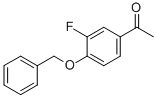 Structure of 1-[4-(BENZYLOXY)-3-FLUOROPHENYL]-1-ETHANONE