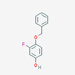 Structure of 4-BENZYLOXY-3-FLUORO-PHENOL
