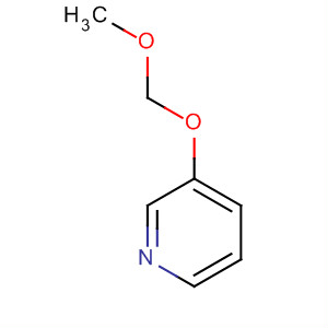 Structure of Pyridine, 3-(methoxymethoxy)-