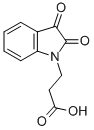 3-(2,3-DIOXO-2,3-DIHYDRO-INDOL-1-YL)-PROPIONIC ACID结构式