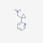 (1-(PYRIDIN-2-YL)CYCLOPROPYL)METHANAMINE结构式