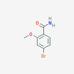 Structure of 4-bromo-2-methoxybenzamide