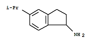 1H-Inden-1-amine,2,3-dihydro-5-(1-methylethyl)-结构式