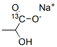 Structure of L-LACTIC ACID, SODIUM SALT (1-13C)