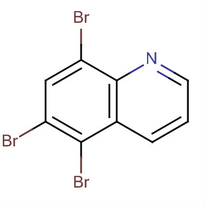 Structure of Quinoline, 5,6,8-tribromo-