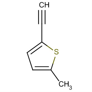 Structure of Thiophene, 2-ethynyl-5-methyl-