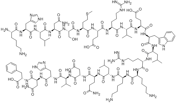 Structure of PTH (13-34) (HUMAN)