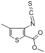 Structure of METHYL 3-ISOTHIOCYANATO-4-METHYLTHIOPHENE-2-CARBOXYLATE