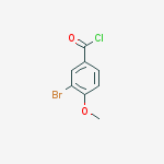 Benzoyl chloride, 3-bromo-4-methoxy-结构式