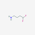 4,4-difluoro-1-Butanamine结构式