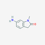 Structure of 6-Amino-1-methyl-2-oxoindoline