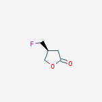 Structure of (4S)-4-(fluoromethyl)oxolan-2-one