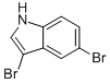 Structure of 3,5-Dibromoindole