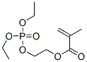 Structure of 2-[(diethoxyphosphinyl)oxy]ethyl methacrylate