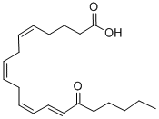 Structure of 15-OXO-5Z,8Z,11Z,13E-EICOSATETRAENOIC ACID