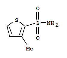 3-methylthiophene-2-sulfonamide结构式