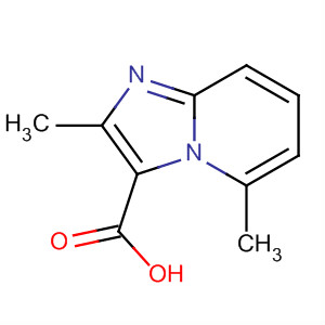 Structure of Imidazo[1,2-a]pyridine-3-carboxylic acid, 2,5-dimethyl-