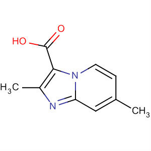 Structure of Imidazo[1,2-a]pyridine-3-carboxylic acid, 2,7-dimethyl-