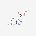 Structure of ETHYL 2,7-DIMETHYLIMIDAZO[1,2-A]PYRIDINE-3-CARBOXYLATE