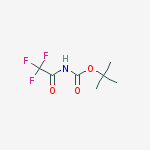 Structure of tert-Butyl (2,2,2-trifluoroacetyl)carbamate