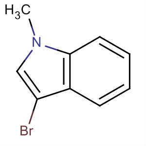 1H-Indole, 3-bromo-1-methyl-结构式