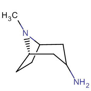 8-Azabicyclo[3.2.1]octan-3-amine, 8-methyl-, exo-结构式