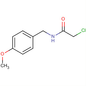 Structure of Acetamide, 2-chloro-N-[(4-methoxyphenyl)methyl]-