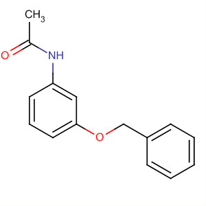Structure of Acetamide, N-[3-(phenylmethoxy)phenyl]-