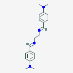 Structure of n,n'-bis{(e)-[4-(dimethylamino)phenyl]methylene}ethane-1,2-diamine