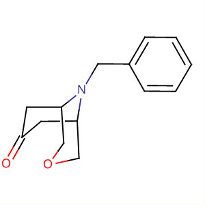 Structure of 9-benzyl-3-oxa-9-azabicyclo[3.3.1]nonan-7-one