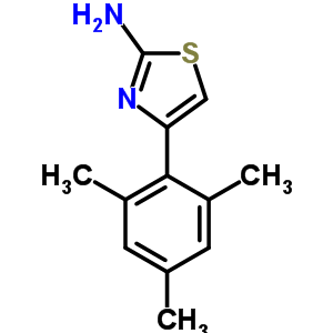 Structure of 4-(2,4,6-TRIMETHYL-PHENYL)-THIAZOL-2-YLAMINE