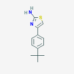 Structure of 4-(4-TERT-BUTYLPHENYL)-1,3-THIAZOL-2-AMINE