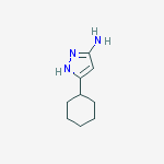 Structure of 5-CYCLOHEXYL-1H-PYRAZOL-3-AMINE