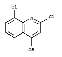 Structure of Quinoline,2,8-dichloro-4-methyl-