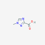 Structure of 1-methyl-1,2,4-triazole-3-carboxylic acid