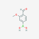 Structure of (4-FORMYL-3-METHOXYPHENYL)BORONIC ACID