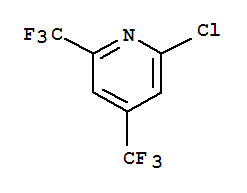 Structure of 2-CHLORO-4,6-BIS(TRIFLUOROMETHYL)PYRIDINE
