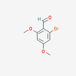 Structure of 2-BROMO-4,6-DIMETHOXYBENZALDEHYDE