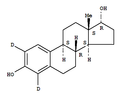 Structure of 17ALPHA-ESTRADIOL-2,4-D2