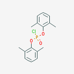 Structure of CHLOROPHOSPHORIC ACID BIS(2,6-DIMETHYLPHENYL) ESTER