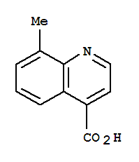 Structure of 4-QUINOLINECARBOXYLIC ACID 8-METHYL-